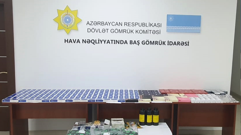 Ölkəyə 780 dərman, 1200 siqaret keçirən şəxs saxlanılıb