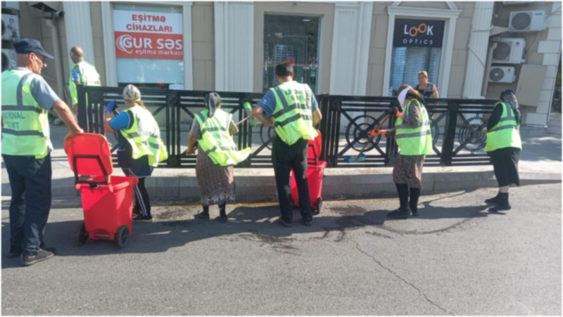 Nəsimidə təmizlik-abadlıq işləri aparılıb