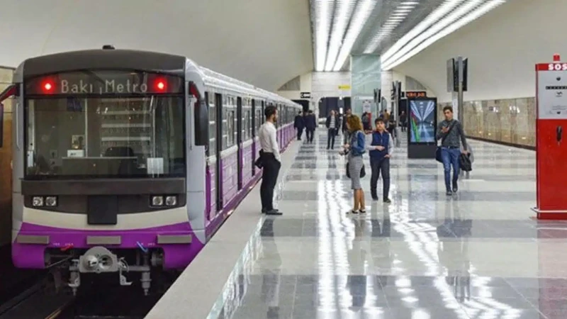 Bakı metropolitenindən istifadə edənlərin sayı artıb