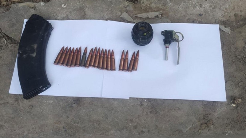 Nərimanovda mərmi və qumbara tapılıb