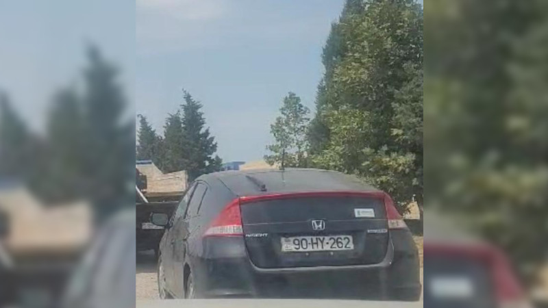 Narkotik təsiri altında avtomobil idarə edən sürücü Salyanda salxanılıb