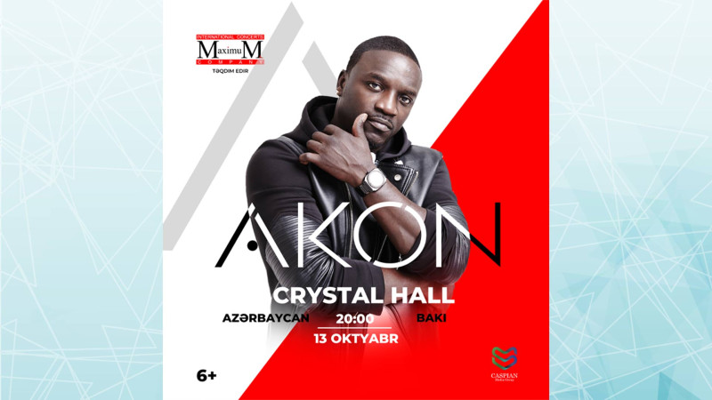 Dünyaca məşhur Akon “Crystal Hall” səhnəsində konsert verəcək
