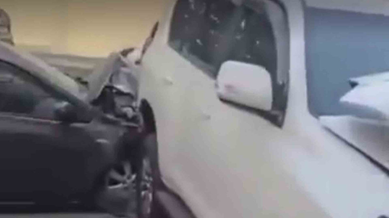 Yeni Yasamalda 4 avtomobil toqquşub