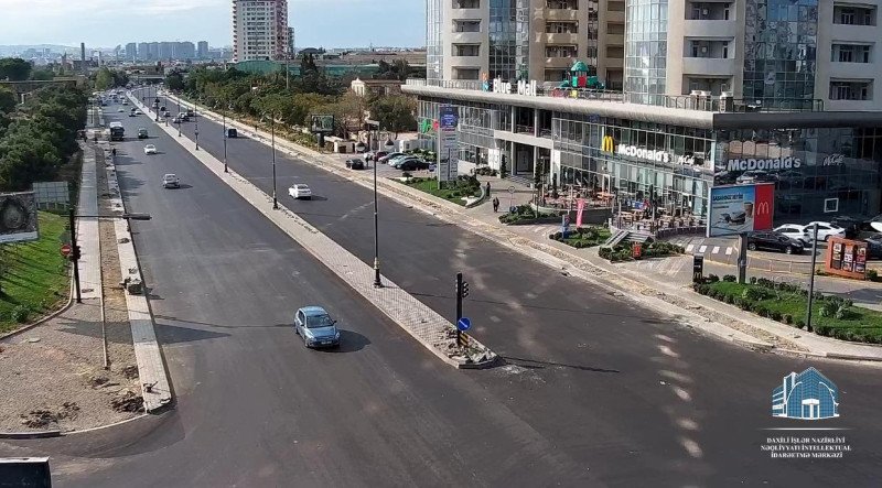 8 Noyabr prospekti hərəkətə tam açılıb