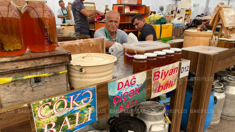 Bakıdakı bal yarmarkasına 120 tona yaxın məhsul çıxarılıb
