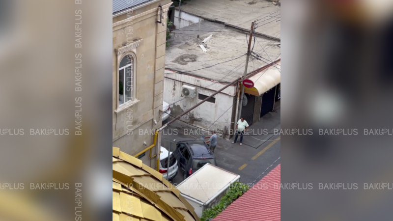 Bakının mərkəzində yol-nəqliyyat hadisəsi baş verib