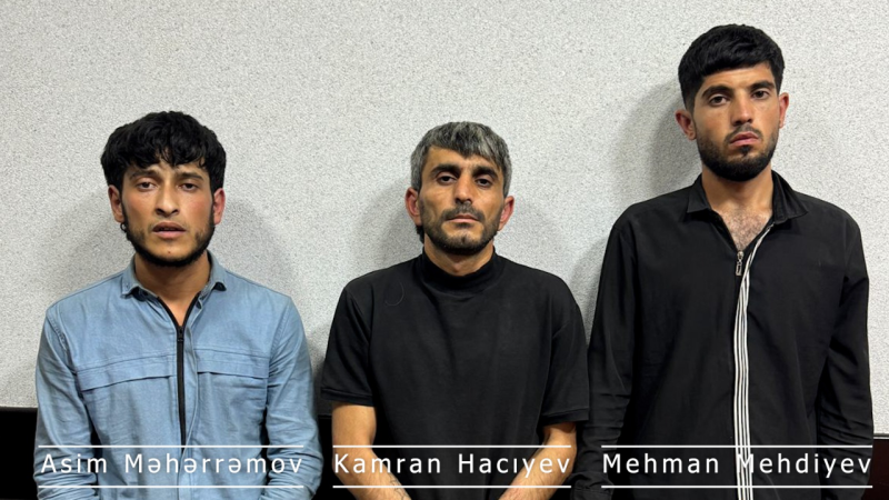 Mağazaları talayan və “Prius” qaçıran dəstə üzvləri saxlanılıblar