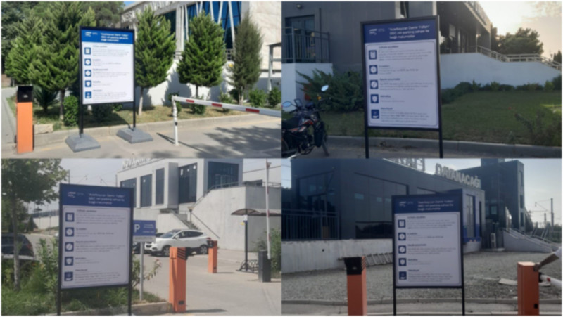 Dəmir yolu stansiyalarında parkinq yerləri təşkil olunub
