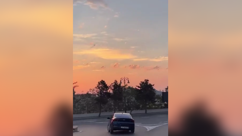 Bakıda avtoşluq edən sürücünün görüntüləri yayılıb - VİDEO