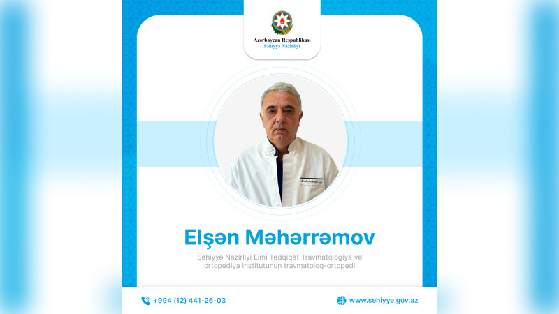 Elşən Məhərrəmov: “Uşağın düzgün qaməti 10 yaşına kimi formalaşır”