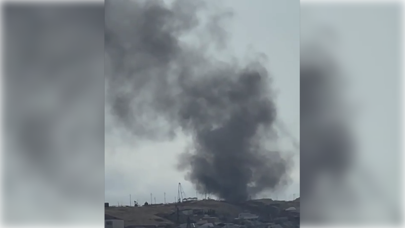 Xocasəndə yanğın olub - VİDEO