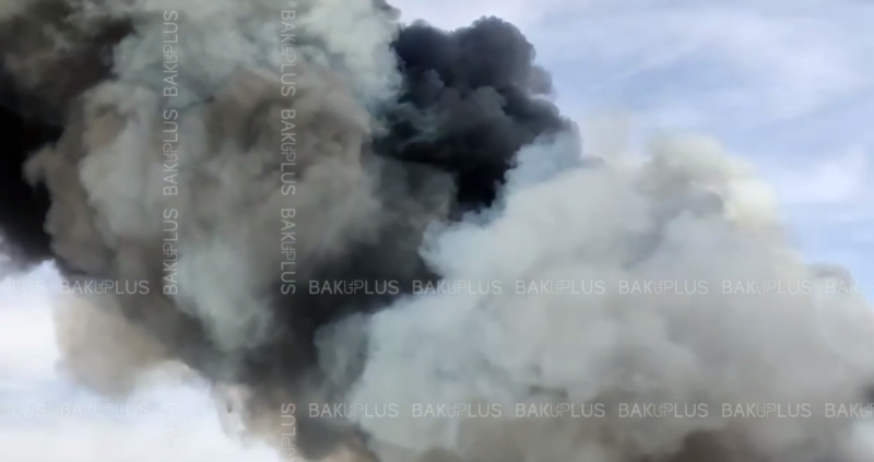 Bakıda boya sexində baş verən yanğın söndürülüb - YENİLƏNİB