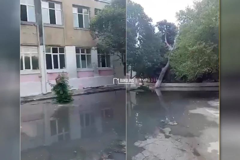 Bakıda uşaq bağçasında təhlükəli vəziyyət