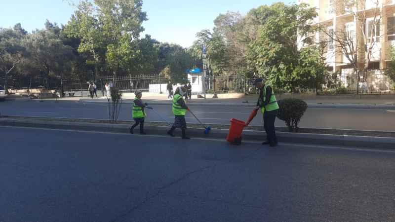 Bakıda iməcilik keçirilib