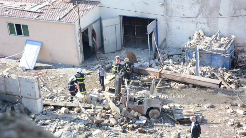 Bakıda partlayış: yaralılar var - YENİLƏNİB - 2