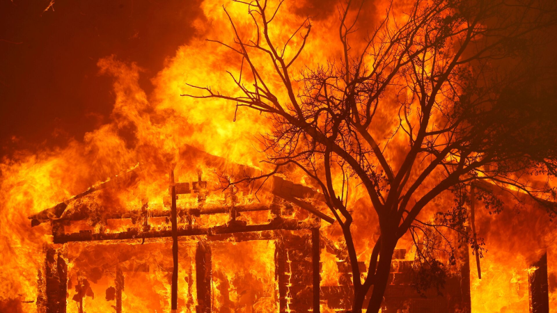 Bakıda fermada yanğın olub