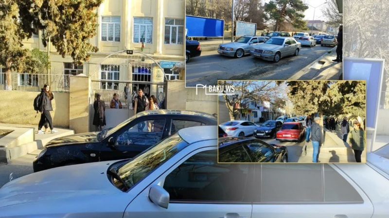 Bakıda orta məktəb şagirdlərini ölümə aparan yol - VİDEO