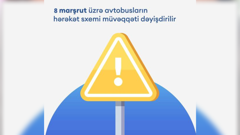 Puşkin küçəsində nəqliyyatın hərəkəti məhdudlaşdırılıb