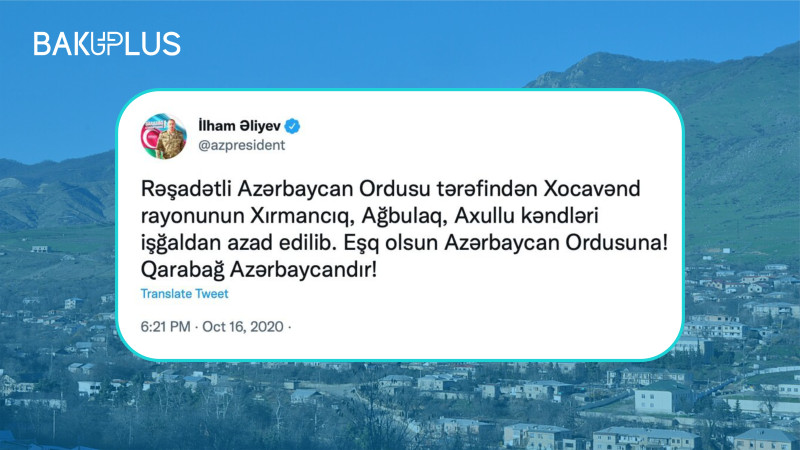 Vətən Müharibəsinin 20-ci günü – XRONİKA