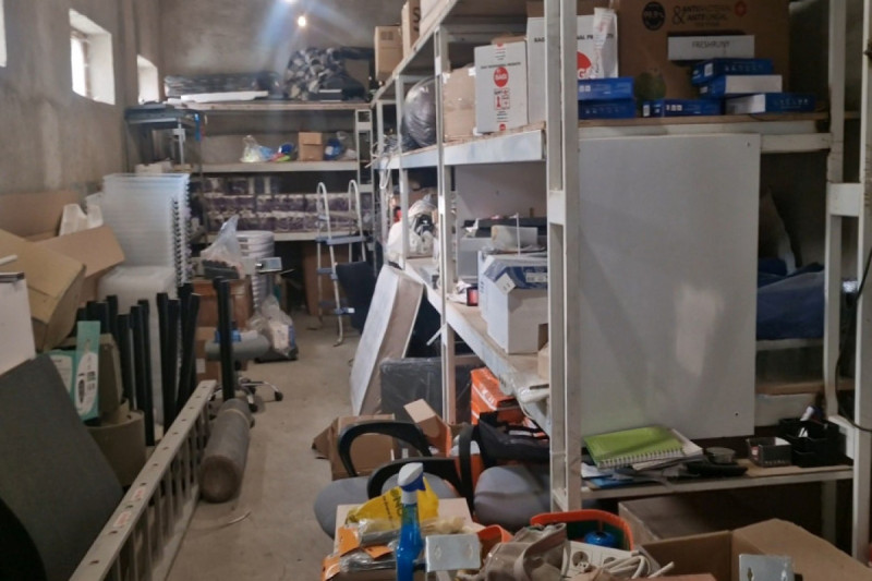 FHN yanğın təhlükəsi yaradan obyekti bağladı - VİDEO