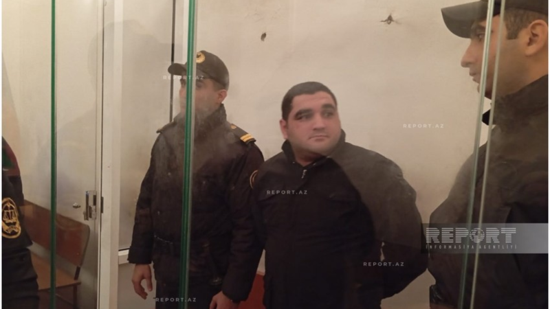Bakıda iki nəfəri qətlə yetirməkdə təqsirləndirilən şəxsə hökm oxundu