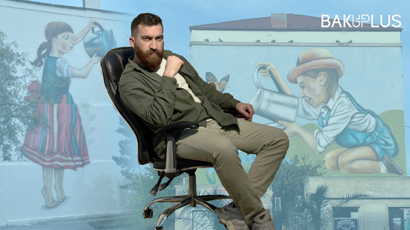 Binalara yeni nəfəs verən qraffiti rəssamı ilə ÖZƏL MÜSAHİBƏ