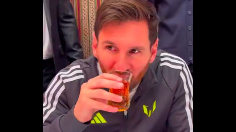 Messi Bakı səfərindən video paylaşdı
