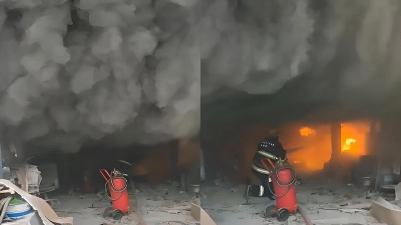 Zabratda yanacaqdoldurma məntəqəsinin ərazisində yanğın olub