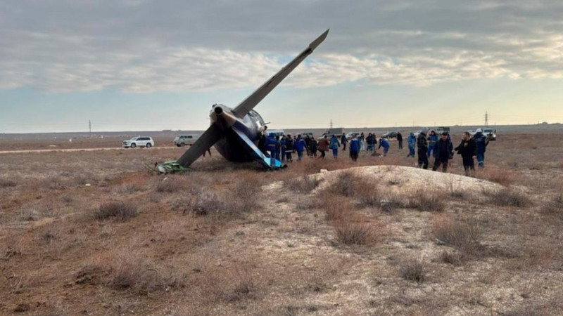 Qazaxıstan FHN: Aktauda qəzaya uğrayan təyyarədə 69 nəfər olub