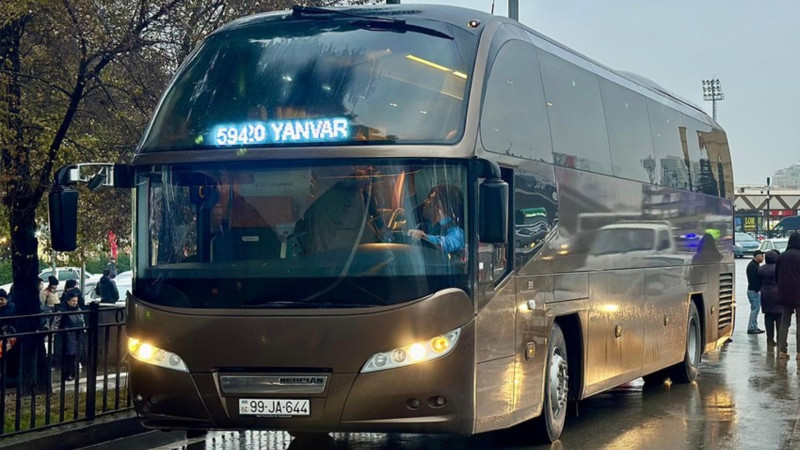 Bakı-Sumqayıt istiqamətində yeni ekspres avtobus marşrutu istifadəyə verilib