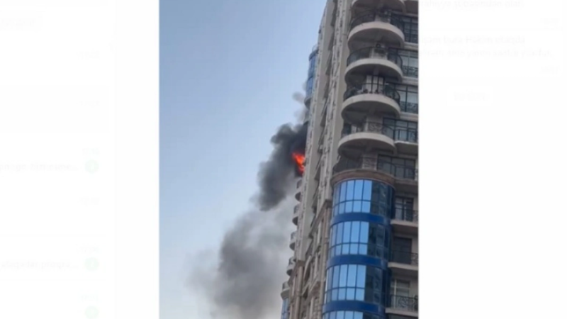 Yeni il ağacındakı işıqlar Yasamalda yanğına səbəb oldu - TƏFƏRRÜAT + YENİLƏNİB