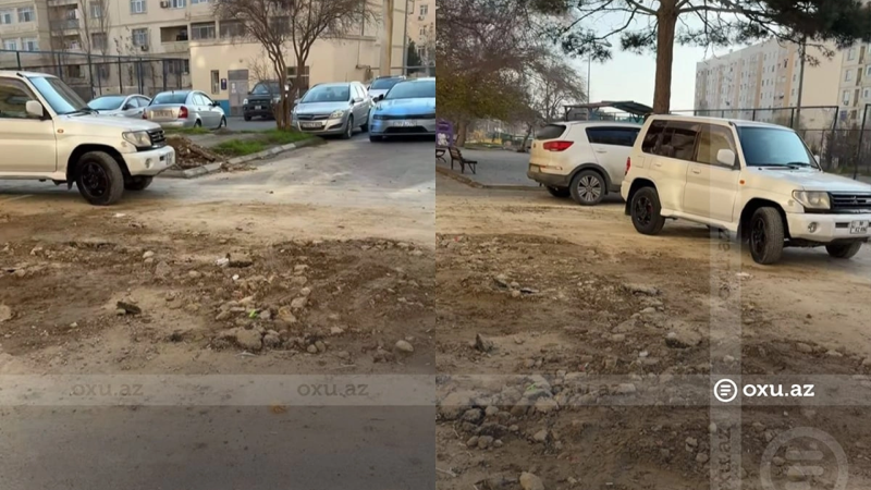 Yolu qazıblar, bərpa etmirlər – Hövsanlılar narazıdır + FOTO