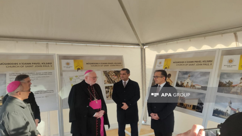 Bakıda yeni katolik kilsəsinin təməli qoyulub