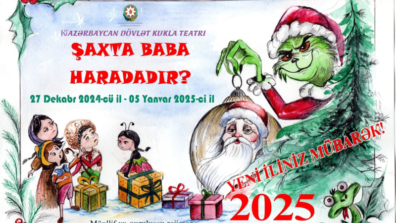 Bakıdakı teatrda Şaxta Babanı axtarırlar