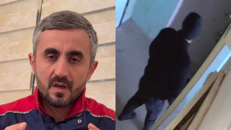 Bloqer Nail Kəmərlinin evinə oğru girmək istədi - ANBAAN GÖRÜNTÜLƏR