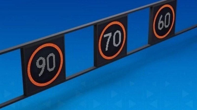 Bu yolda sürət həddi endirildi