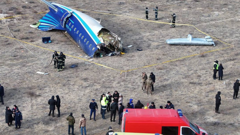 Qəza qurbanı: Pilotların manevrləri bizi xilas etdi