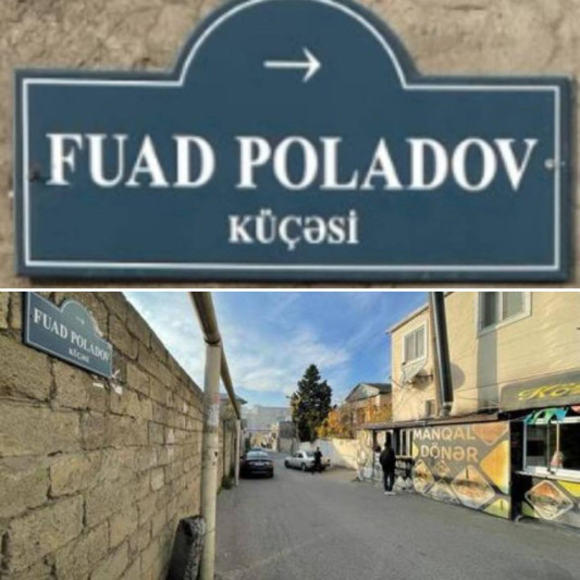 Bu küçəyə Fuad Poladovun adı verildi - Yoldaşı danışdı + FOTO 