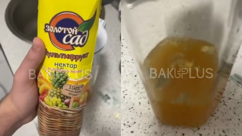 “Zolotoy sad” şirəsi alan vətəndaş iyrənc mənzərə ilə qarşılaşdı – VİDEO