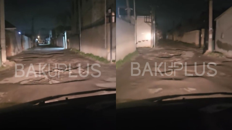 Bakıda hələ də belə bərbad yollar var – Əlillər küçəsindən şikayət  + VİDEO