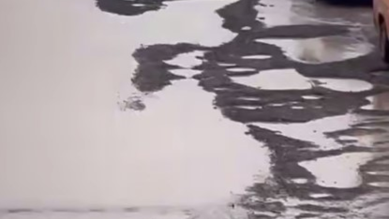 Xırdalanın mərkəzində acınacaqlı vəziyyət: Yolun adı var, özü yoxdur - VİDEO