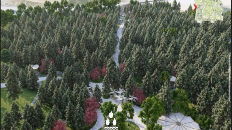 Yasamalda köhnə ağaclıq ərazidə park salınır