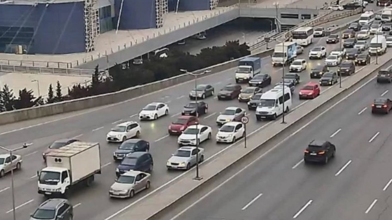 Bakıda bu yollarda sıxlıq var - Sürücülərin diqqətinə