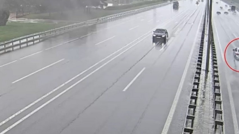 Yağışlı havalarda Bakıdakı qəzaların GÖRÜNTÜLƏRİ - VİDEO