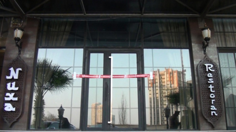 Nuxa restoranının fəaliyyəti dayandırıldı - VİDEO