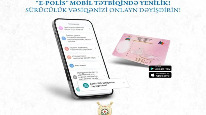 Sürücülük vəsiqəsini onlayn yeniləmək mümkün olacaq - VİDEO
