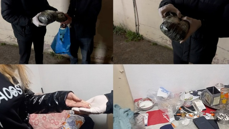 Narkomanları bu məkanda tutdular - FOTO/VİDEO