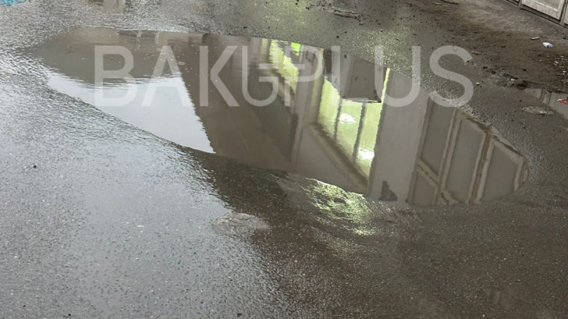 Yeni günahkar “Oba” marketdir: “Azərsu” bir borunun əlində qalıb - VİDEO