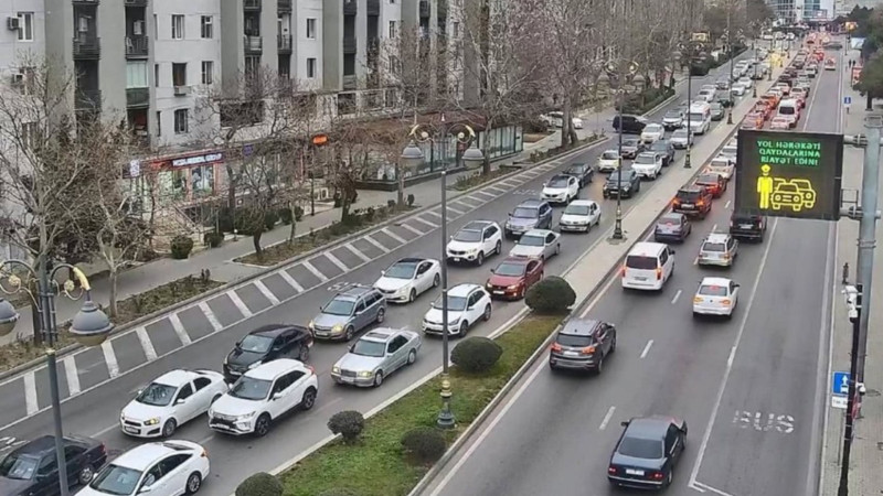 Bakıda sıxlıq olan küçə və prospektlər açıqlanıb