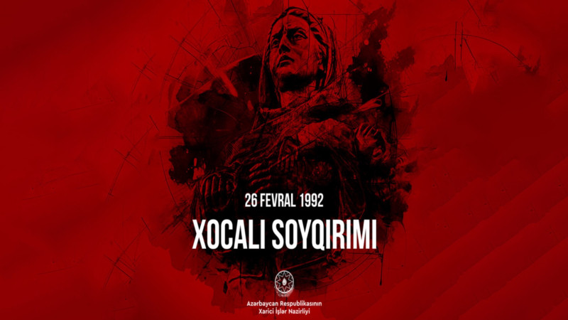 Azərbaycan XİN Xocalı soyqırımının 33-cü ildönümü ilə bağlı bəyanat yayıb